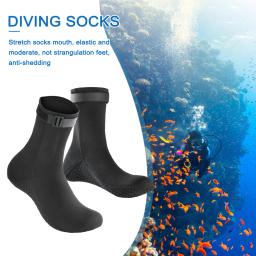 Unisex antiderrapante neoprene Wearable meias leves, snorkeling, caça submarina, mergulho, botas de surf, quente, inverno, homens e mulheres, 3mm - Image 2