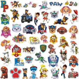 Cartoon Paw Patrol Anime Adesivos, DIY, skate, laptop, telefone, notebook, diário, carro, decalques engraçados para crianças, brinquedos adesivos, 10 pcs, 30 pcs, 50pcs - Image 5
