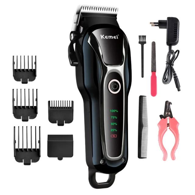 Aparador de Pelos para Animais, Cortador de Pelos para Cães, Removedor Profissional para Beleza de Gatos e Cães, Carregamento 100-240V