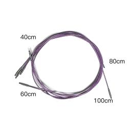 Conjunto de agulhas de tricô circular intercambiáveis, design ergonômico, fácil operação com bolsa PU para artesanato, 3-8mm - Image 4