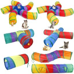 Brinquedos de túnel dobrável para pet, Tubo de túnel de gato, Kitty Training, Brinquedo divertido interativo para coelho, Animal Play, Estilo 30 - Image 2