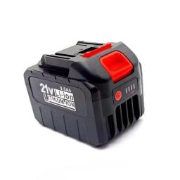 Bateria de lítio recarregável 21v 18650, baterias de 9000mah, alta corrente, alta descarga, 21 volts, bateria de substituição para chave de fenda - Image 2