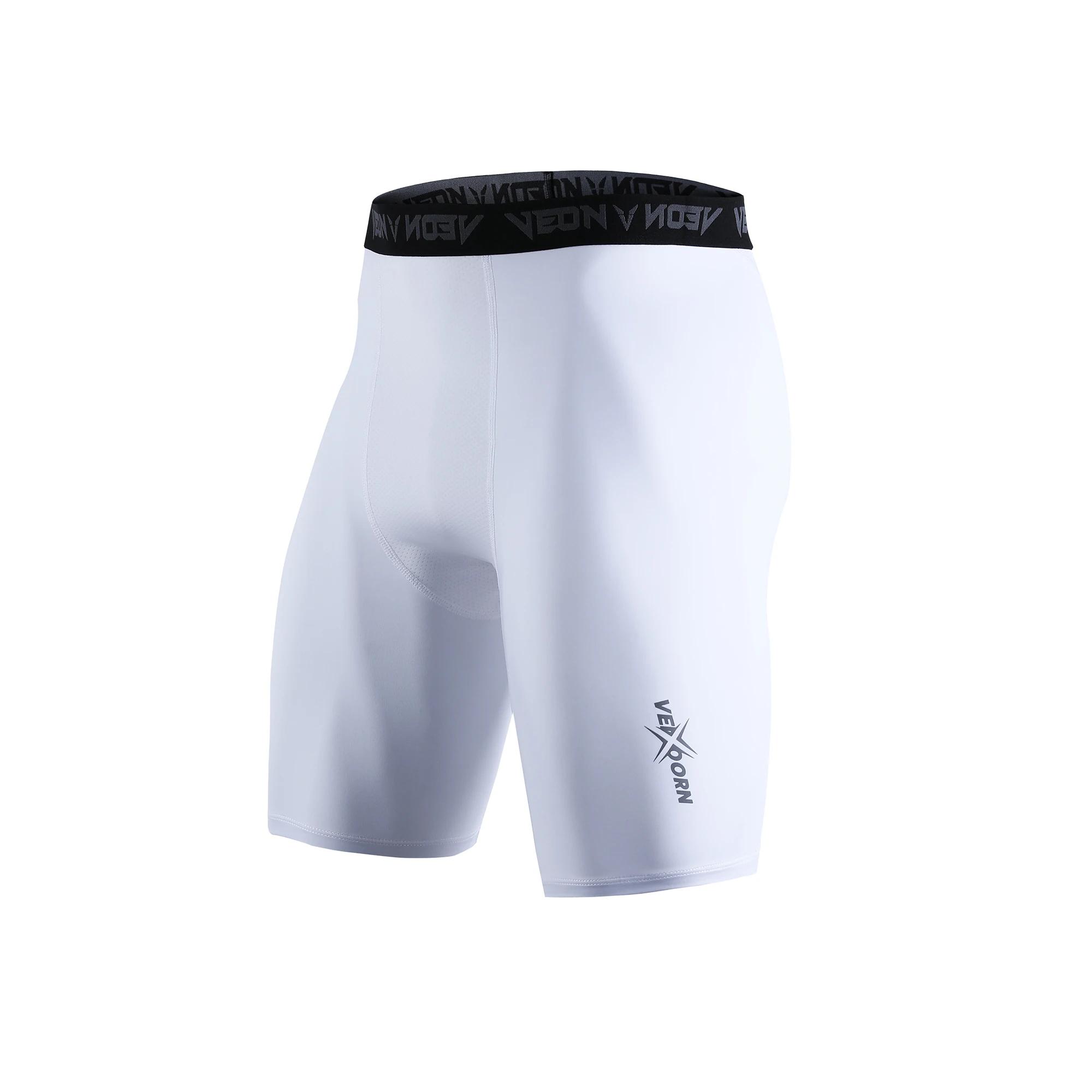 Calças de compressão dos homens collants legal seco leggings esportes baselayer correndo collants treino atlético shorts ativos - Image 1