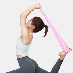 Faixa de resistência elástica para ioga e pilates, 150cm, elástico, para treinamento, ginásio, fitness, treinamento - Image 3