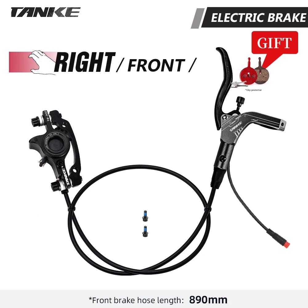 TANKE MTB Conjunto De Freio A Disco Elétrico Hidráulico E Scooter Power Control Shifter 160mm rotores Freios Da Bicicleta Ciclismo Acessório - Image 1