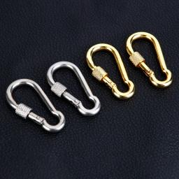 1Pcs Segurança Ao Ar Livre Escalada Mosquetão D-ring Montanhismo Fivela Parafuso Bloqueio Pendurado Gancho Fivela Camping Acessórios - Image 1
