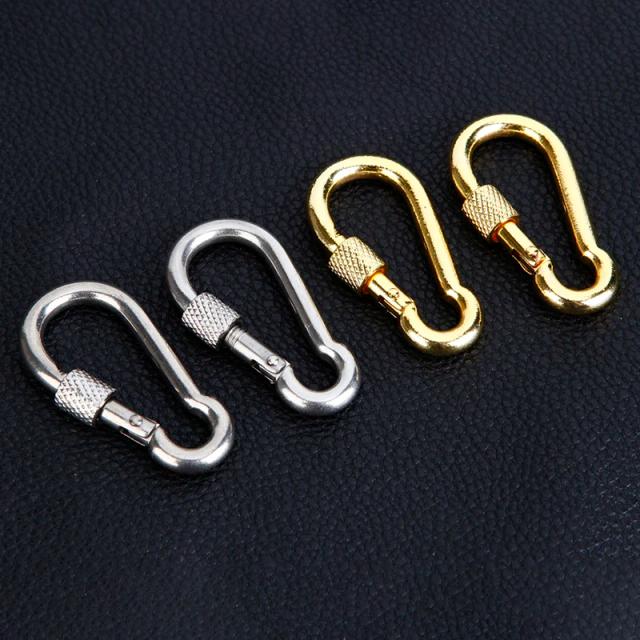 Mosquetão D-Ring para Escalada e Camping - Fivela Bloqueadora de Segurança ao Ar Livre 1Pcs