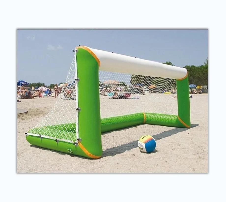 Futebol inflável/objetivo do futebol para o flutuador, jogo do polo aquático, brinquedo da piscina, 2020 - Image 1