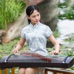 Portátil madeira sólida iniciante Guzheng, jogo profissional, instrumentos de corda tradicionais chineses, 21 cordas, crianças - Image 5