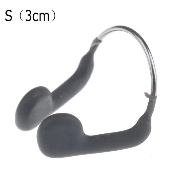 Clip para Nariz de Silicone Macio e Durável com Fio de Aço Inoxidável Ajustável para Natação e Mergulho