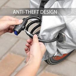 Capa de bicicleta impermeável e durável, fácil de usar, fácil de usar, para chuva, conveniente, proteção uv, ao ar livre - Image 6
