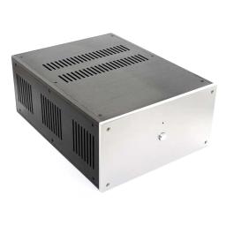 KYYSLB-Pure Post-Amplifier Case, DIY Home Audio Box, Chassis De Alumínio, Amplificador Classe A, 285x150x370mm, WA109 - Image 3