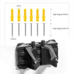 Suporte Vertical de bicicleta Fivela Mountain Road Bike Wall Mount Armazenamento Suporte de reparo de parede interior Bike Estacionamento Rack, ajustável, 1Pc - Image 3
