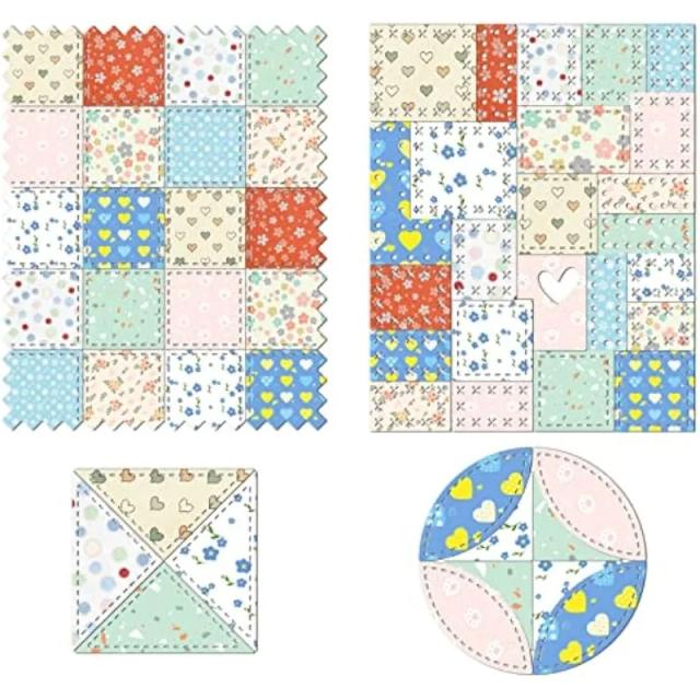 Design de Mosaico: Geometria e Estêncil em Cortes de Metal com Formas Variadas
