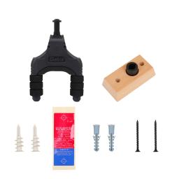 Gancho de parede para guitarra, acessórios para instrumentos musicais, fecho automático, de madeira, para ukulele, violino - Image 5