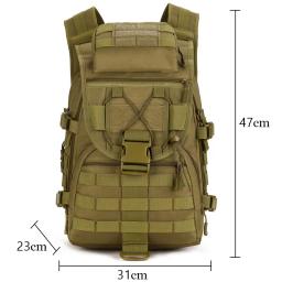 Mochila tática militar do exército, 40l, escalada, caminhadas ao ar livre, viagem, acampamento, esporte, camuflagem, sobrevivência, molle, costapck - Image 5