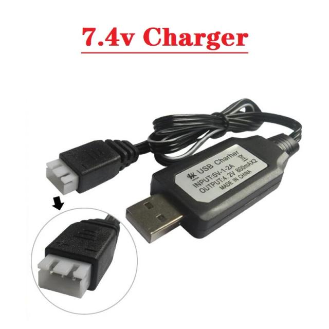 Bateria 7.4V 18650 para WPL MN99S, D90, U12A, S033G, Q1, H101, SM - 1500mAh, 2200mAh e 3000mAh para RC Barcos, Carros, Tanques e Drones