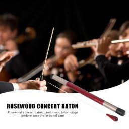 Rosewood Professional música maestro bastão, portátil regendo bastão com armazenamento tubo, ritmo e banda, diretor e orquestra, 38,3 centímetros - Image 5