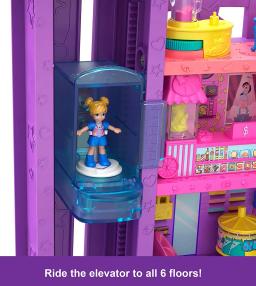 Mini Polly Pocket Dolls para Meninas, Brinquedos De Casa De Brincar, Acessórios De Casa De Brincar, Shopping, Parque Infantil, Doce, Polly, Original - Image 4