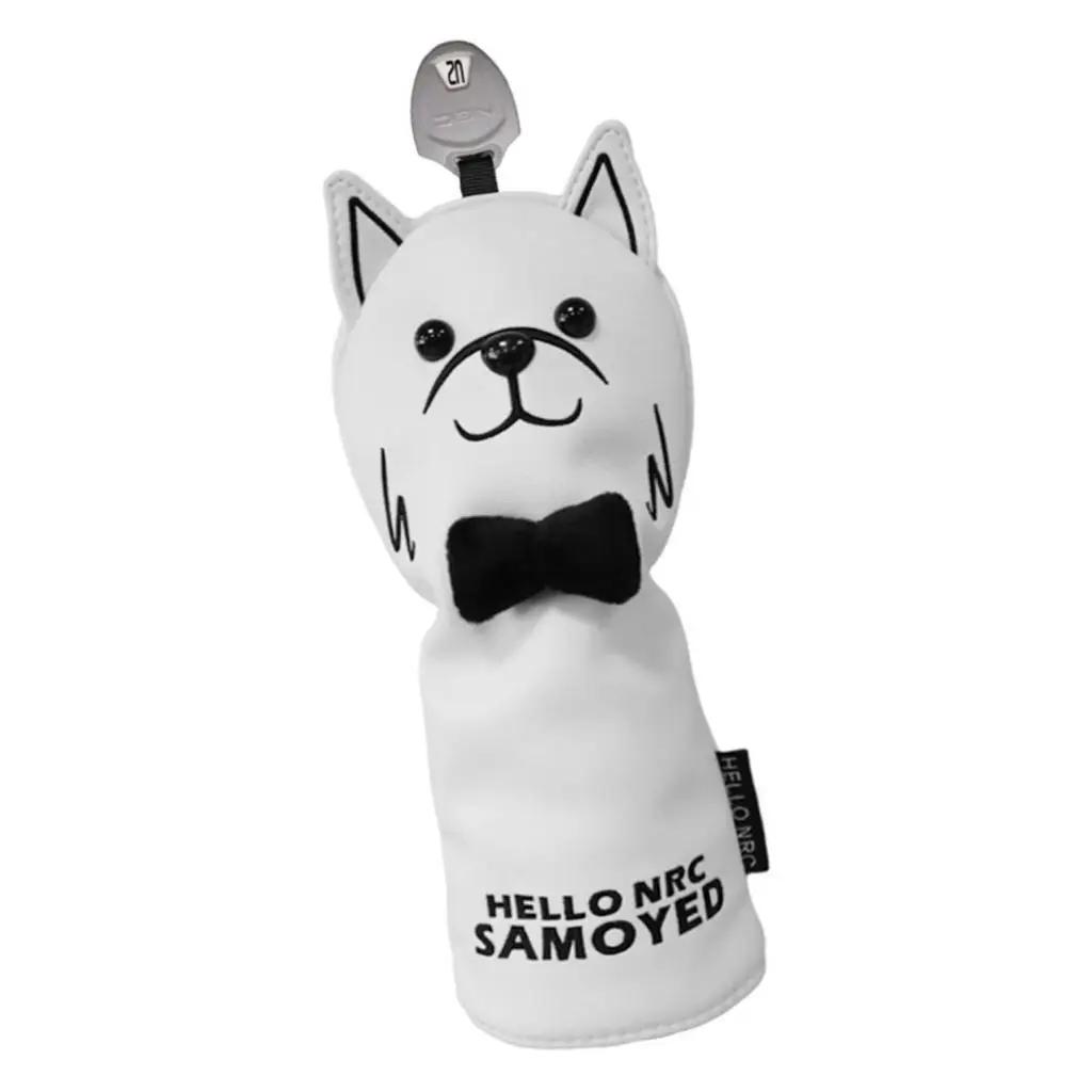 PU Leather Golf Club Head Cover, Protetor De Pescoço Longo, Capas De Moda - Image 1
