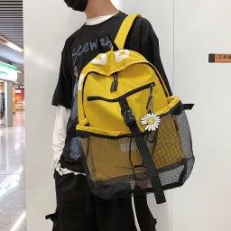 Mochila de basquete para adolescentes, esportes ao ar livre, sacos de ginástica, basquete, bola de futebol, futebol net, sacos de viagem masculinos - Image 3