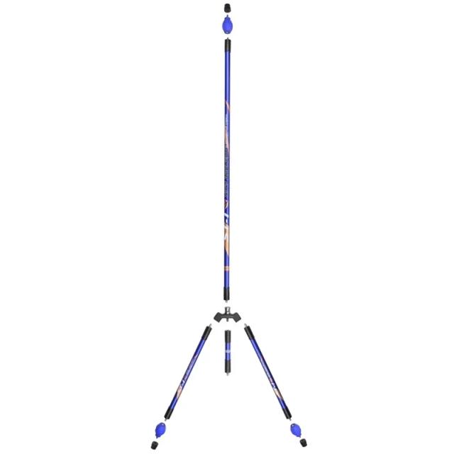 Estabilizador NIKA para Arco e Flecha Recurvo com V Bar de Metal e Rod de Fibra de Carbono para Caça e Tiro 35° ST1