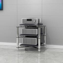 Armação de aço Amortecedor Sound Cabinet, Sound Rack, Amplificador de Potência, Amplificador de Potência, KTV Home Theater Stand, HIFI - Image 4