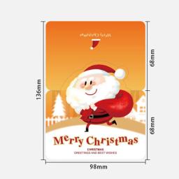Criativos Cartões de Natal Cartões de Presente Véspera de Natal Feliz Natal Xmas - Image 4