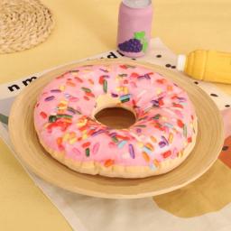 Donut Squeaky Pet Toy, Dentes Brinquedo Provocando para Cão, Abastecimento Interativo, Fontes Do Partido De Aniversário, 1Pc - Image 4