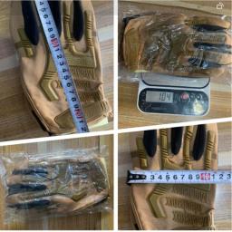 Um parseals luvas de proteção de dedo cheio masculino treinamento luta ao ar livre bicicleta equitação luvas camufladas - Image 6