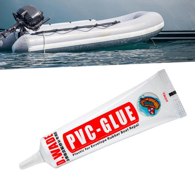Cola de Secagem Rápida para Patches de Caiaque e Reparo de Barcos Infláveis, Borracha Resistente, Ideal para Colchões de Ar e Anéis de Natação