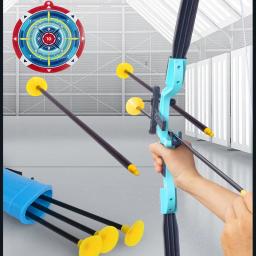 Arco e flecha para crianças ao ar livre Archery Brinquedos Set, idades 4-8, 8-12, Ventosa Arrows, Adulto Alívio do Estresse - Image 2