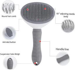 Escova antiderrapante de cabelo de beleza para animais de estimação, ferramentas de higiene, pente dematting, cães e gatos, Pet Supplies - Image 4