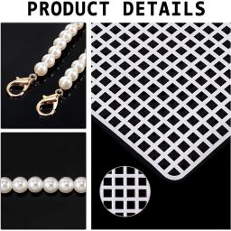 Folhas de lona plástica de malha clara para bordado, fáceis de cortar, Kits de lona plástica, Liquidação para bordado, Fios, 1 conjunto - Image 6