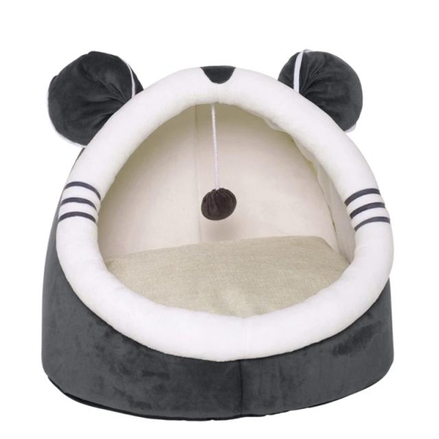 Cama Caverna Autoaquecer para Gatos e Pequenos Cães - Tenda Confortável para Inverno.