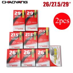 Chaoyang tubo interno 26/27.5/29 polegadas mtb bicicleta tubo interno 26/27.5/29 câmera schrader presta válvula tubo interno - Image 1