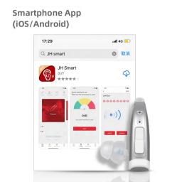 Aparelhos Auditivos Recarregáveis Digitais, Amplificador de Som De Tom Ajustável, Surdos Portátil Idosos, Controle Bluetooth, 30 Canais - Image 5