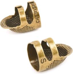 Costura dedal dedo protetor, escudo de metal ajustável, agulhas, acessórios de costura, diy, 4 pack - Image 5