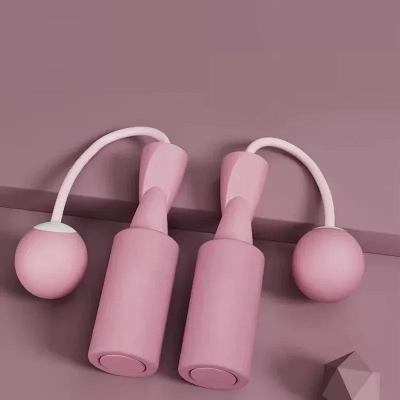 Corda de pular sem fio com bolas pesadas, esportes, treinamento fitness, musculação, velocidade rápida, corda de pular, equipamento de ginástica em casa - Image 1