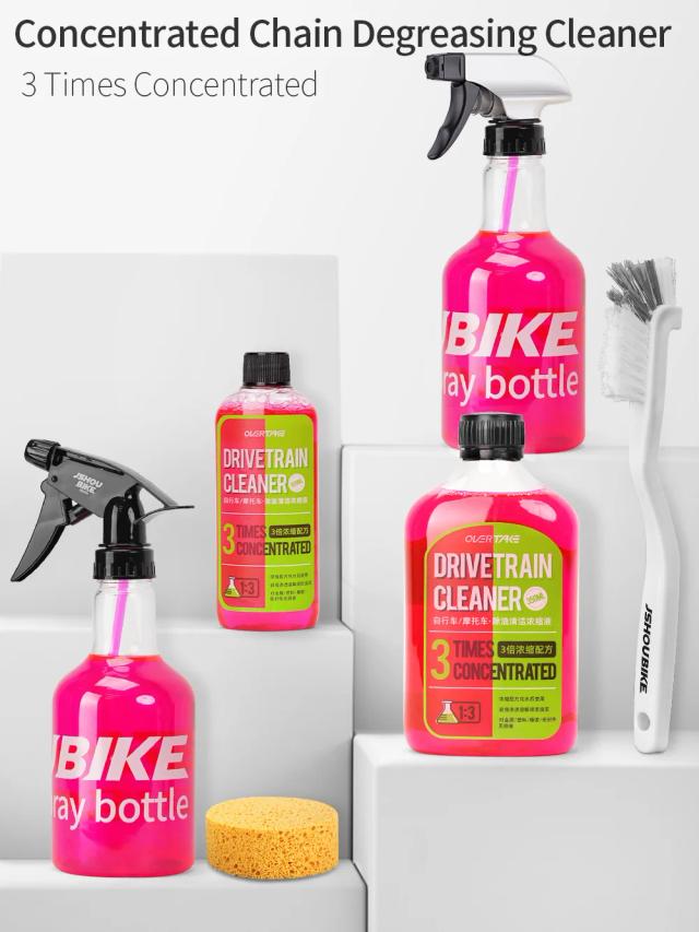 Limpeza Eficiente de Cadeia para Bicicletas e Motocicletas - Desengordurante em Spray 350ml para Manutenção Fácil
