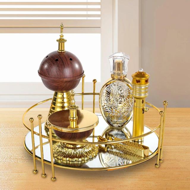 Suporte de Queimador de Incenso para Mesa Central - Decoração Relaxante para Meditação, Yoga e Spa em Casa e Sala de Estar