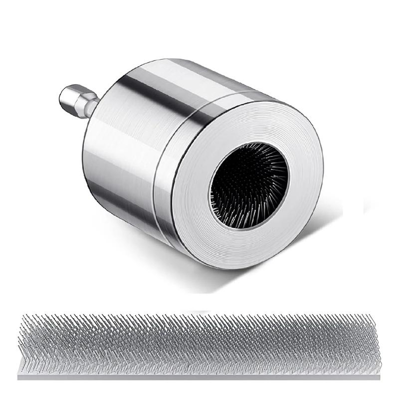 Escova De Limpeza De Tubo De Cobre De Metal, Escova De Limpeza De Tubo Para Power Drill, 1 Escovas Substituíveis - Image 1