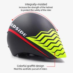 Capacete Aero de bicicleta para homens e mulheres, óculos de ciclismo de estrada, capacete adulto, lente magnética, M, L - Image 6
