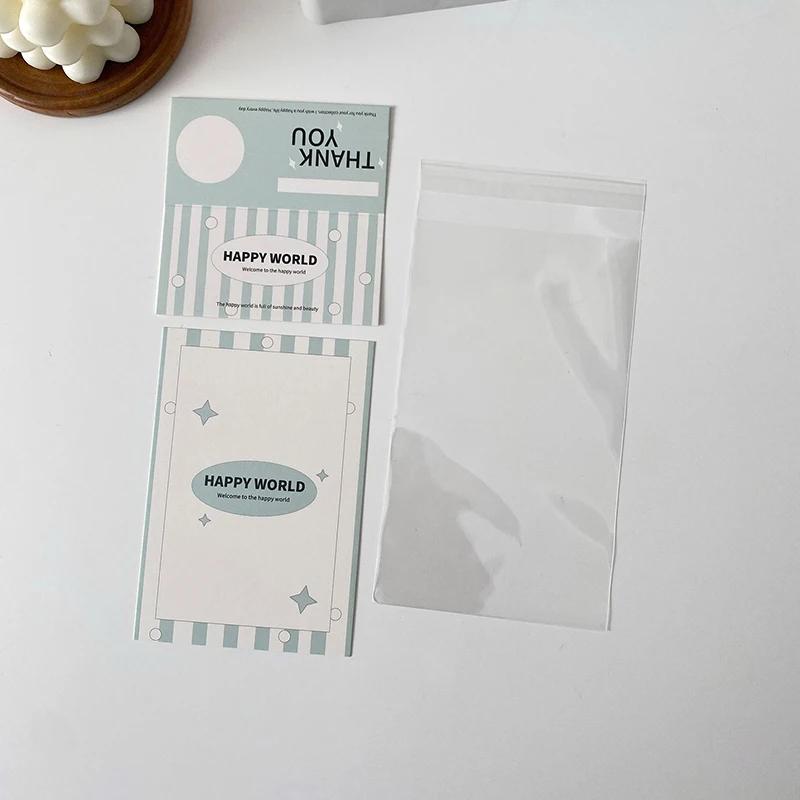 Ins simples cartão cabeça embalagem material, papel arte suprimentos, DIY decoração do presente, Idol cartões, 10pcs - Image 1