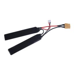 Lipo Battery 2s Water Gun Split Connection Battery, Xt60 para Mini Airsoft BB Air Pistol, brinquedos elétricos, peças de armas, 7.4V, 2500mAh - Image 3
