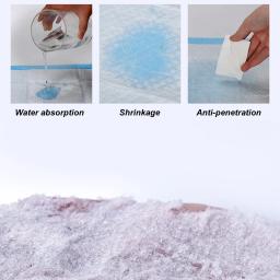 Fralda Super Absorvente Pet, Tapete de fralda saudável descartável para gatos e cães, Superfície de secagem rápida, Almofadas de Xixi de Coelho, 20pcs por conjunto - Image 6
