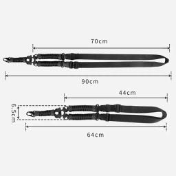 Tactical Single Point Gun Sling, Nylon durável Webbing, Multiuse Rifle Shoulder Strap, Cinto de espingarda ajustável para caça - Image 5