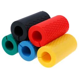 Anti-Slip Silicone Dumbbell Grips, Alças Anti-Slip, Proteger Pad, Puxe para cima, Suporte de halterofilismo, Ginásio Musculação, Treino, Gel De Sílica - Image 1
