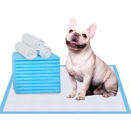 Almofadas de treinamento para animais de estimação, Almofadas de xixi rápido para cães, Almofadas Ultra Absorventes, 90x60cm, 100 unidades - Image 1