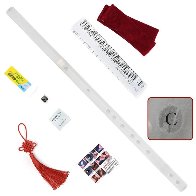 Flauta acrílica transparente para instrumento de sopro, 6 furos, instrumento musical, alta qualidade, flauta DIZI - Image 1